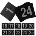 thumbnail image 2 of Número de mesa de 25 piezas de mesa Número de fiesta de bodas Card de tarjetas de asiento Número de bar de la barra (1-25), 2 of 8