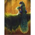 thumbnail image 1 of Cuadros Decorativos Niñas y leopardos pintura al óleo por números Kit DIY pintura sin marco Craft (B2236) Likrtyny embutido en tela, 1 of 9