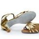 thumbnail image 5 of Sandalias de tacón alto, sencillas, duraderas, de suela blanda, para mujer, de verano (doradas, 7 cm, 37 yardas, EU375, US65, UK4, 235 CM, 65 EE UU, 4 UK, 375 UE, 92355 pulgadas), 5 of 7