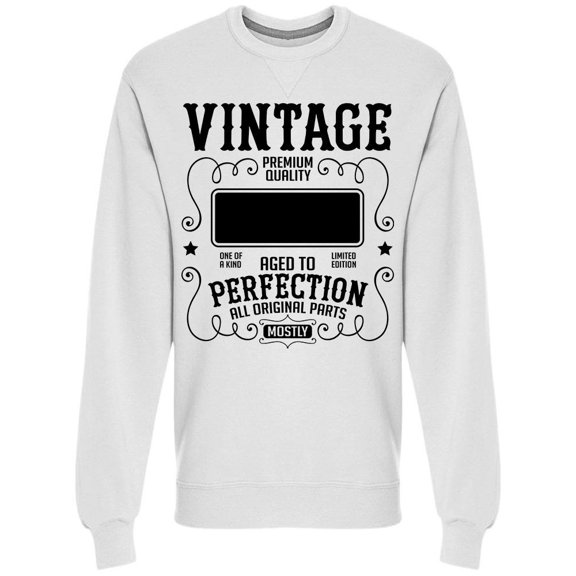 All original parts mostly Sweatshirt Men -Image by Shutterstock, Male Medium