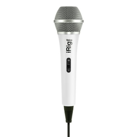 UPC: 8025813538030 | IK Multimedia iRig Voice (White) Karaoke Microphone for Smartphones and Tablets