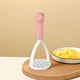 thumbnail image 5 of Machacador de Papas Ergonómico con Agarre Cómodo, Base con Diseño de Hojas para Triturar Papas, Ñames y Verduras Sin Esfuerzo, Fácil de Limpiar, Plástico Apto para Alimentos., 5 of 6