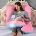 thumbnail image 4 of SHANNA Pregnancy Pillow, U Shape Full Body Pillow for Pregnant Women, Comfort 2 in 1  Pillow with Removable Washable Velvet Cover (Fill material is Cotton）, 4 of 8