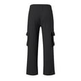 thumbnail image 4 of Carpenter Pants For Men, Casual Men's Fleece Lined Cargo Fit Men's Work Utility & Safety Pants Pantalones Lined Work Pants Men's Black Stretchy Work Pants Pantalones Para Xxl Black, 4 of 7