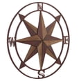 thumbnail image 6 of DecMode 30" Red Metal Rustic Wall Art, 6 of 11