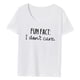 thumbnail image 1 of Camiseta para mujer clásica, suave y elegante, cuello redondo, para playa, viajes, trabajo XL, 1 of 7