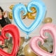 thumbnail image 4 of 6 globos de helio grandes en forma de corazón de 43 pulgadas, globos de aluminio, globos de aluminio para ceremonia de compromiso de boda, día de San Valentín, color aleatorio, 4 of 6