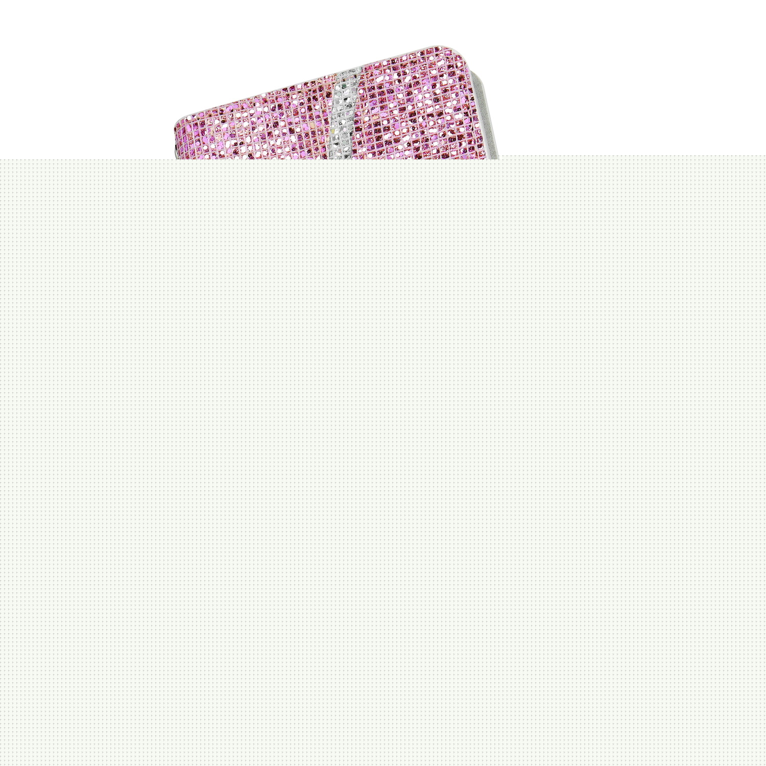 thumbnail image 6 of Allytechgroup for Samsung Galaxy S25 Case, Luxury Bling Glitter Sparkly PU Leather Shockproof TPU Anti-Scratch Flip Card Slots Wallet Stand Case with Hand Strap for Samsung Galaxy S25, Pink, 6 of 10