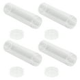 thumbnail image 4 of Plastic Coin Tubes, Coin Collection Round Clear Coin Tube 10pcs  For 25mm / 0.98in Coins, 4 of 8