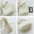 thumbnail image 6 of Kukuzhu Quilted Shoulder Tote Shoulder Bag Women Padding Cotton Down Hobo Bag Large Casual Shopping Bags, 6 of 7