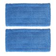 thumbnail image 1 of 2 piezas de almohadillas para cabezal de fregona, funda de microfibra lavable, reutilizable, almohadilla de repuesto para cabezal de fregona en seco y húmedo para barredora Swiffer, 1 of 10