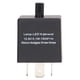 thumbnail image 1 of Risegun Relé Intermitente electrónico LED de 12V y 3 Pines, relé Intermitente de Control de luz de señal de Giro, módulo Impermeable ABS de frecuencia Ajustable para Coche y Motocicleta, 1 of 8