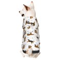 thumbnail image 1 of Fotbe German Shepherd Dog Sudadera con Estampado para Perros Pequeños – Suéter con Capucha para Mascotas, Tela Suave de Forro Polar con Bolsillo-XX-Large, 1 of 7