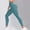 Sky Blue, variant on SEMPAI Leggings for Women Solid Color Buttery Soft Belly Control Tights Gym Running Sports Workout Yoga Pants