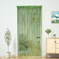 thumbnail image 1 of Cortina con cuerdas para puerta YaoYue, 100 x 280 cm, color verde hierba, 1 of 7