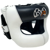 Rival Boxing Guerrero Facesaver Headgear - S/M - White