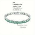 thumbnail image 3 of S925 silver with 18K gold plated 1 carat moissanite tennis bracelet for men and women, 3 of 6