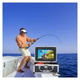 thumbnail image 3 of Kit de Caméra Vidéo de Pêche sous-Marine de 7 Pouces Pouces, 12 Pcs Lampe Infrarouge LED Lumières, Détecteur de Poissons Vidéo, Caméra de Poisson sous l'Eau pour Lac, Facile à Utiliser, 3 of 7