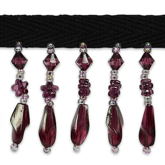 Expo Int'L 2 Yards Of Teardrop Beaded Fringe Trim