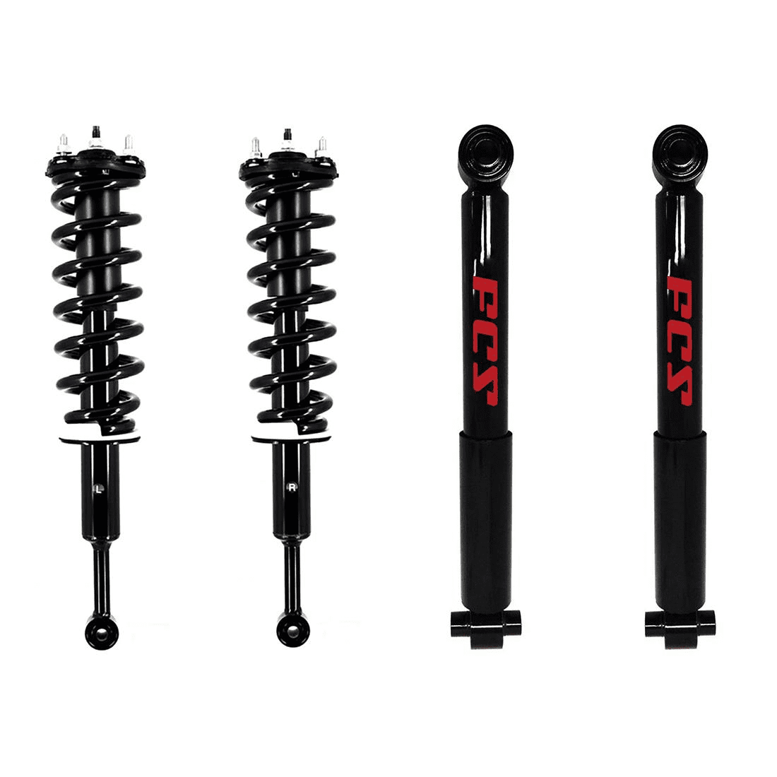 FCS Shocks Struts Assembly Complete Coil Spring Suspension For Toyota Sequoia 2008 2009 2010
