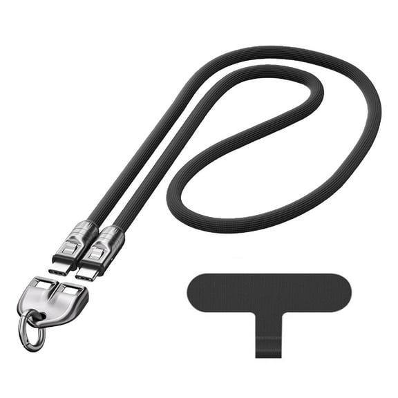 Yonrjhukm 240W Fast Charging Cable with Wearable Bracelet, High-Speed Data Transfer up to 480Mbps, Stylish and Durable Design for Laptops, Phones, and Tablets