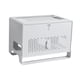 thumbnail image 5 of Caja de almacenamiento para enrutador, organizador de escritorio, caja de regleta independiente, ocultador de cables Gris, 5 of 9