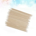 thumbnail image 3 of 100 Pcs Nail Art Orange Wood Sticks Cuticle Pusher Remover Dead Skin Pusher Cleaning Stick Rhinestone Picker Manicure Tool, 3 of 5