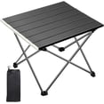 thumbnail image 1 of Camping Table, Folding Camping Table, Folding Table, Portable Ultralight Aluminum Alloy With Carry Bag, Outdoor, Picnic, Beach, 1 of 5