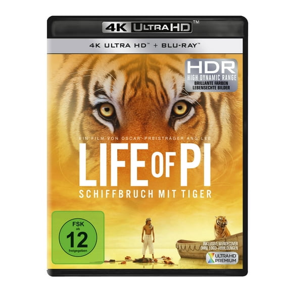 Life of Pi - Schiffbruch mit Tiger (4K Ultra-HD) (  Blu-ray) (4K Ultra HD)