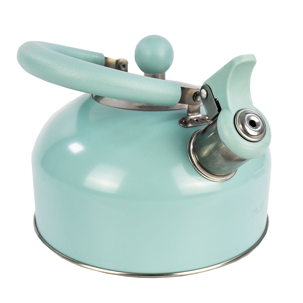 Mainstays 1.8-Liter Whistle Tea Kettle, Stainless Steel 