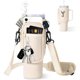 thumbnail image 1 of Bolsa de botella de agua bolsa de soporte de botella de agua de neopreno de tambor de 40oz, con accesorios de botella de agua para hombros ajustables, adecuada para senderismo y Camping, 1 of 1