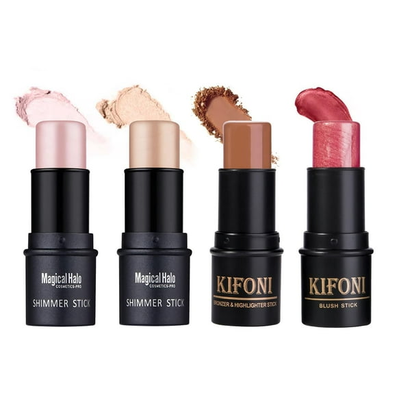 Set de iluminadores y coloretes MAKEUM Contour Stick SUMEITANG, 4 unidades