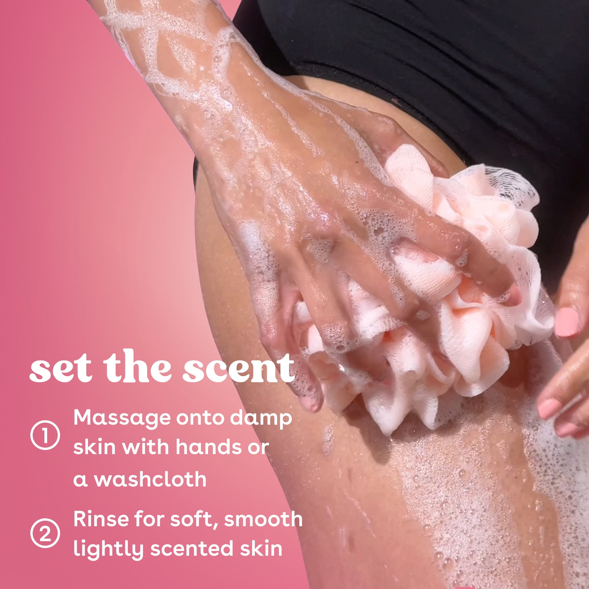 (2 pack) eos Shea Better Cashmere Body Wash, Pink Champagne, Creamy Gel Formula, 16 fl oz.