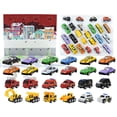 thumbnail image 4 of 24 Days Christmas Advent Calendar Mini Car Toys Cartoon Model Countdown Gift ` M4N4, 4 of 9