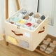 thumbnail image 1 of Organizador de zapatos de tela plegable Lisbinx con 16 compartimentos ajustables | Capacidad para 8-16 pares de zapatos | Diseño a prueba de polvo de 43 x 43 x 30 cm | Tapa transparente y, 1 of 7