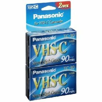 Panasonic Super High-Grade Videocassette VHS-C TC-40 
