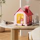 thumbnail image 4 of Cute Desk Humidifier with Warm Light Mini Snow House Humidifier Ultra Quiet 2 Modes Mini Cool Mist Maker for Bedroom, 4 of 5