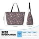 thumbnail image 4 of Easygdp Snowflake Fox Bolsa de Viaje de Playa de Gran Capacidad, Bolsa Tote Perfecta para la Playa, Escapadas de Fin de Semana y Viajes, 4 of 7