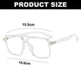 thumbnail image 2 of Double-beam blue light blocking glasses for screens, ultraviolet eye fatigue (computer TV PC), 2 of 5