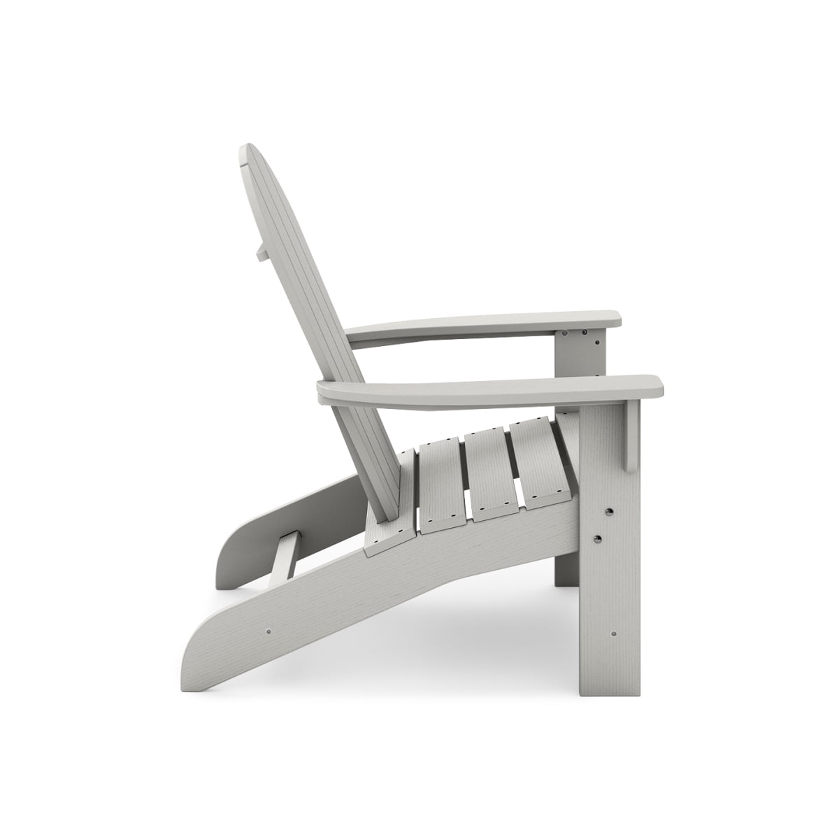 Miekor Furniture Dark Gray Adirondack Chair – Premium HDPE Poly Lumber for Pool, Patio, and Garden Elegance 8779