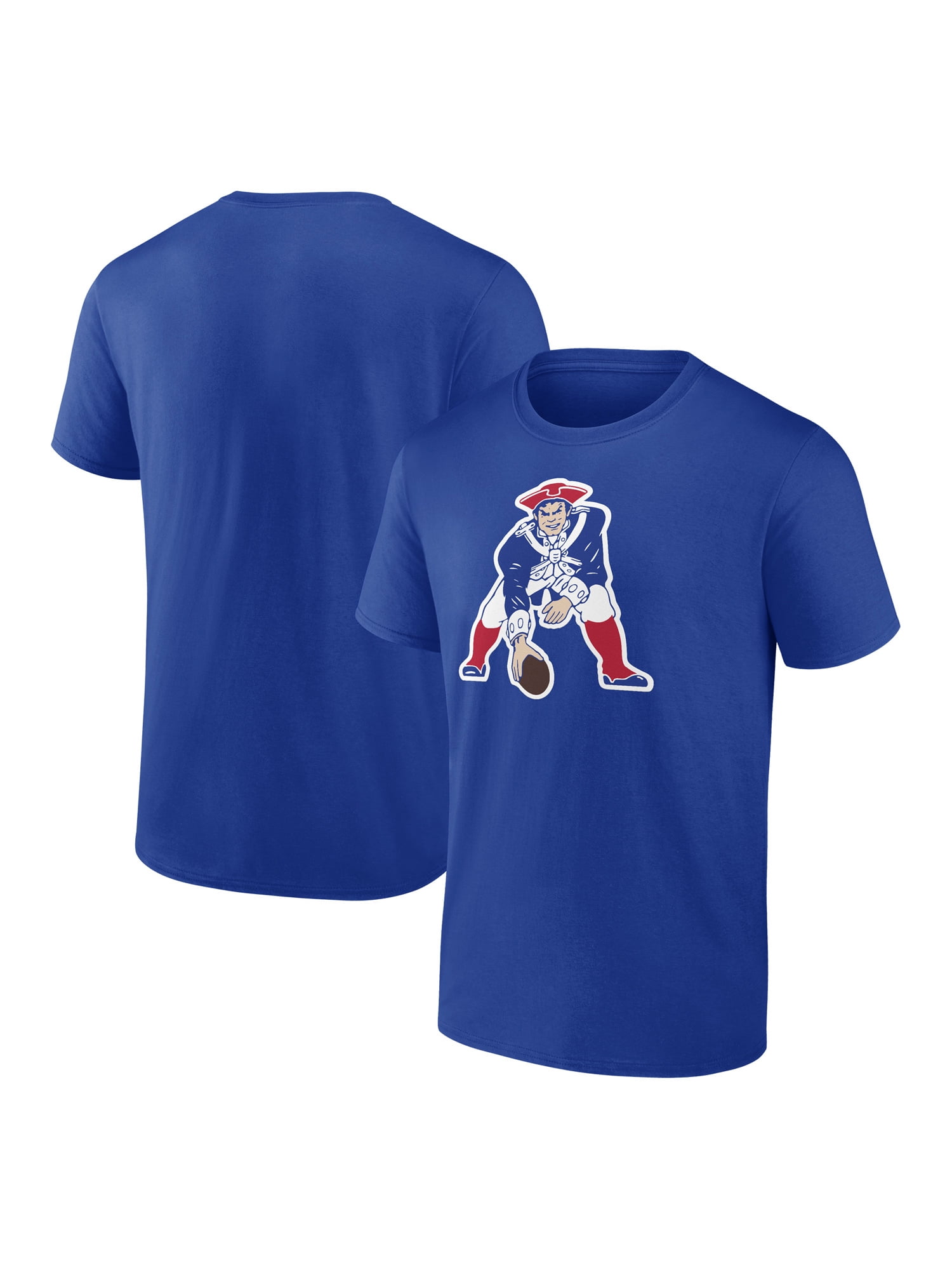 NFL New England Patriots Men's Cotton Blue Short Sleeve T-Shirt