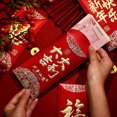 thumbnail image 3 of EastVita 6 Pcs Enveloppes Rouges du Nouvel An Chinois pour Fête de Printemps Mariage Paquets Rouges Chinois Enveloppe Rouge Universelle, 3 of 8