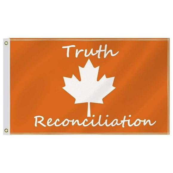 Hearth & Gear Canada Truth And Reconciliation Day FlagOrange Shirt National DayLarge Orange Every Canada Indigenous Kid MattersCanadian Child Shirt For Outdoor Indoor Room Home Pennant Frame 14x36