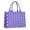 Purple Cartoon Unicorn, variant on Large Capacity Tote Bag,Black Cartoon Unicorn Pattern Handbag Fashion Luxury Tote Bag,15.7"x13"x 5.1" Inches,Laptop Compatible