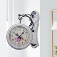 thumbnail image 4 of Station Double Sided Wall Clock Wall Mounted Train Railway Clock, 4 of 8