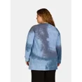thumbnail image 3 of Terra & Sky Women's Plus Size Sweatshirt with Long Sleeves, Sizes 0X-4X, 3 of 4