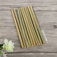 thumbnail image 2 of 10-Pack Eco-Friendly Bamboo Straws, Reusable with Cleaning Brush, Sustainable Sipping Solution, 2 of 8
