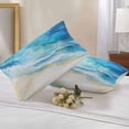 thumbnail image 3 of Abstract Waves Outdoor Pillow Covers Pack of 2 Surrealism Spray Beach Ocean Watercolor Waterproof Throw Pillow Covers Decorative Cushion Cases for Patio Garden Tent Balcony Couch 20x12 inch, 3 of 8