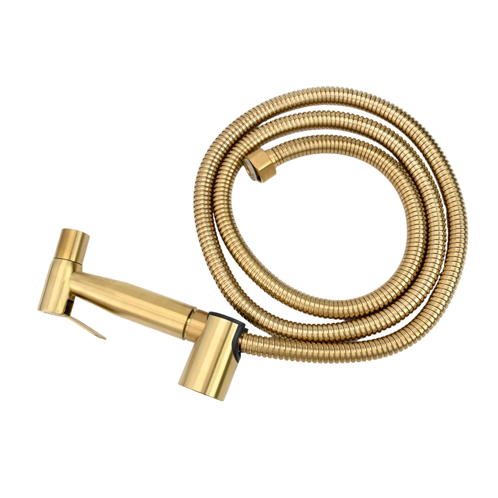 304 Stainless Steel Single Bidet Gold Color Handheld Toilet Bidets Shattaf Showerset With Filling Valve Shower Hose