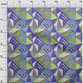 thumbnail image 3 of oneOone Cotton Cambric Royal Blue Fabric Check Patchwork Diy Clothing Quilting Fabric Print Fabric By Yard 42 Inch Wide, 3 of 6